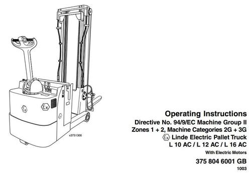 pallet truck operating instructions