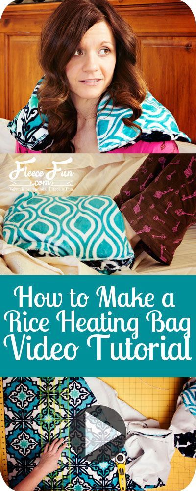 rice heating pad instructions