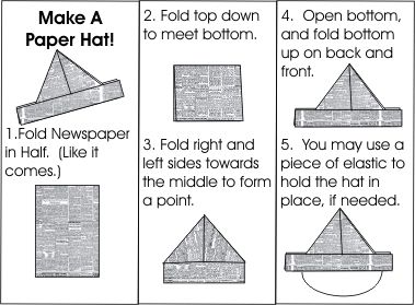 how to make a pirate hat instructions