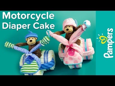 diaper cake instructions on youtube