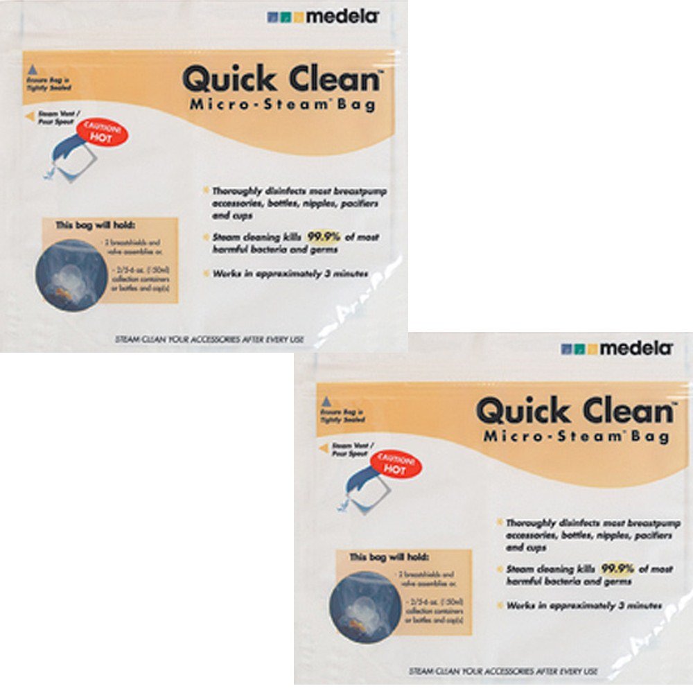 medela micro steam bags instructions
