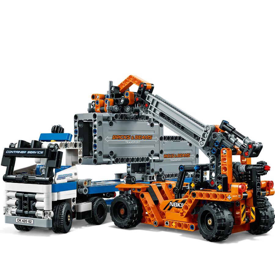 lego technic container truck instructions