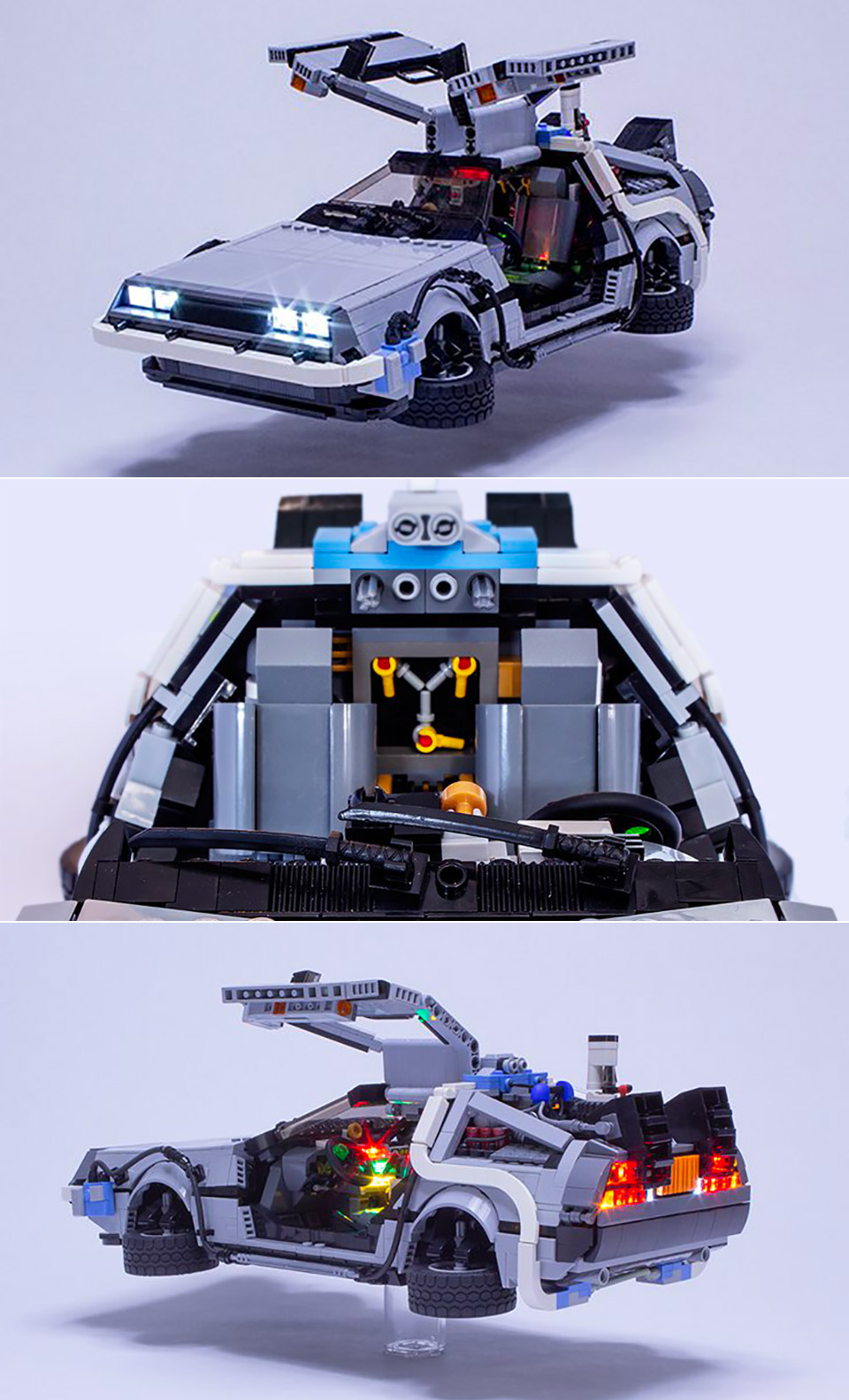 how to build a lego delorean instructions