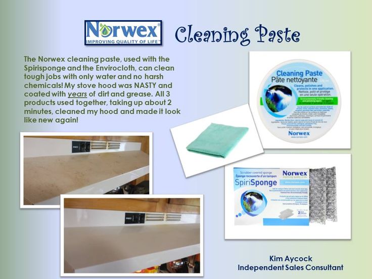 norwex cleaning paste instructions