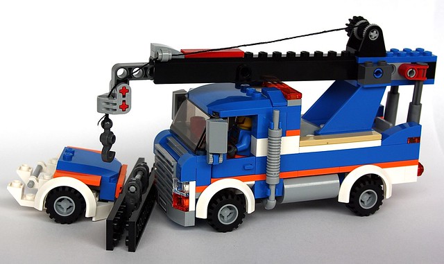 lego city tow truck 60056 instructions