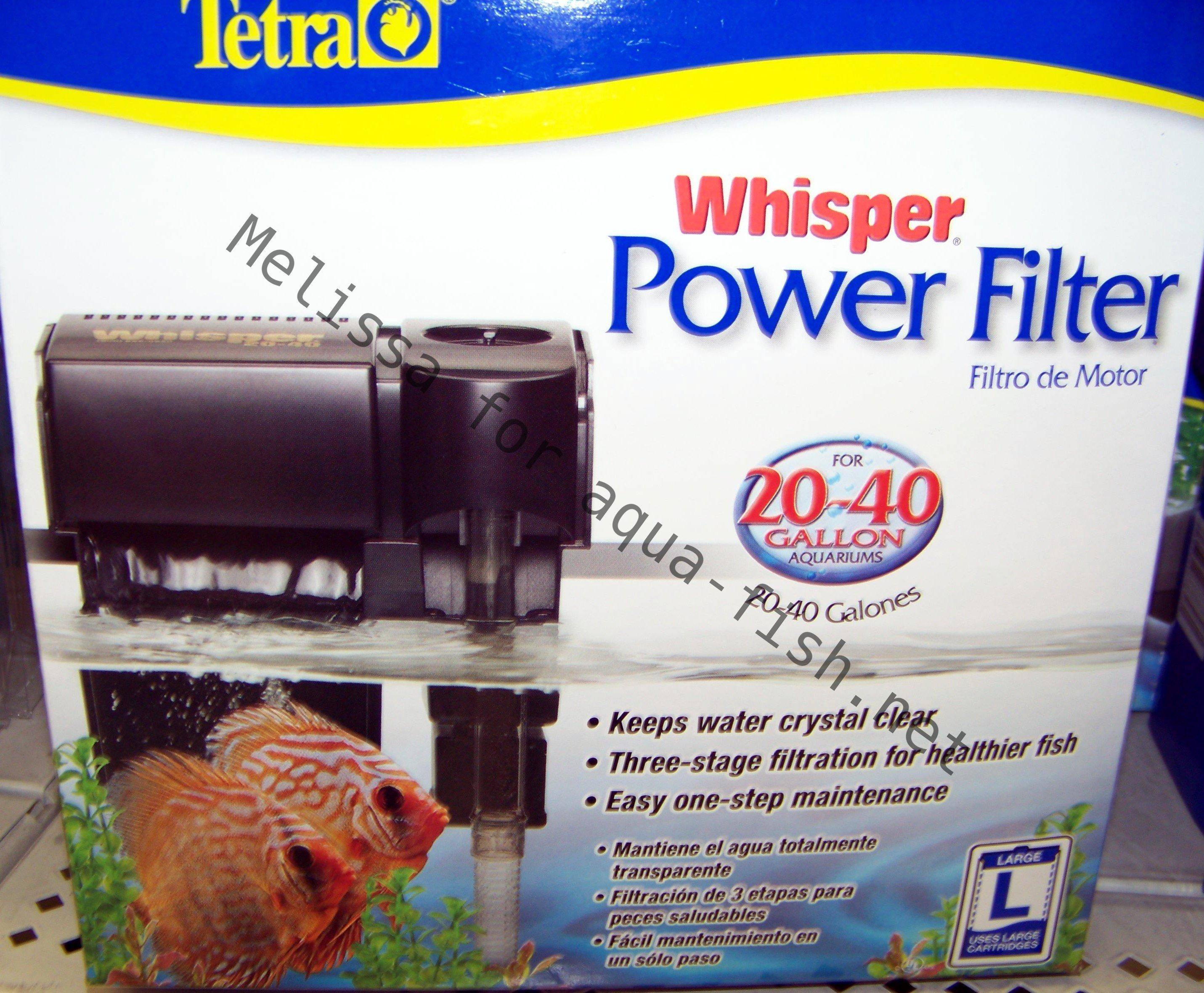 whisper 2 10i filter instructions