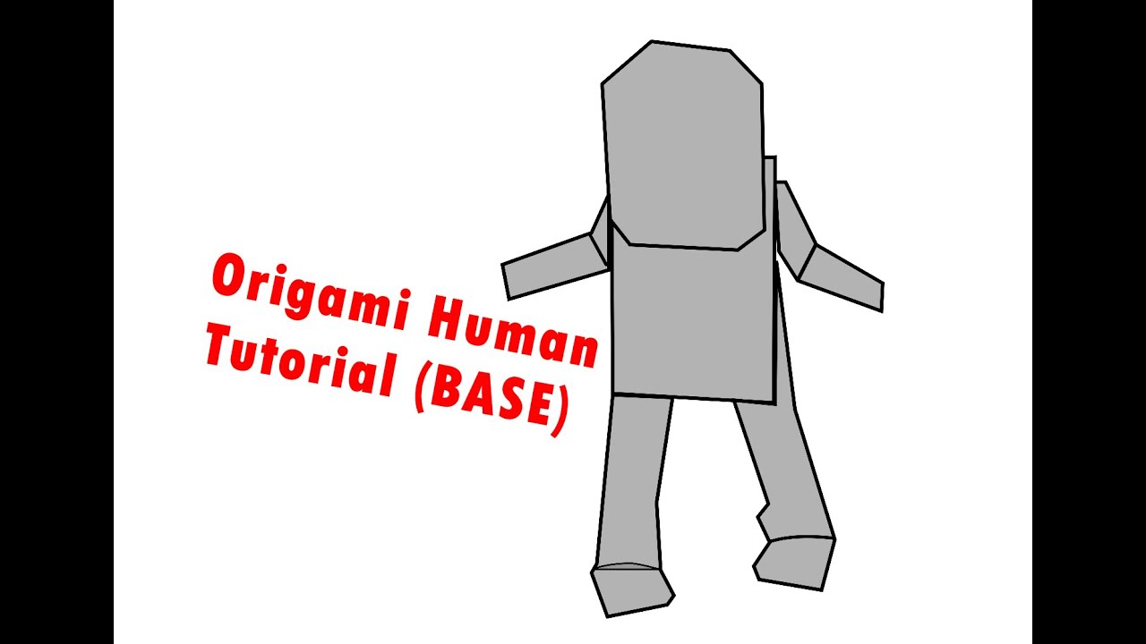 how to make an origami person instructions