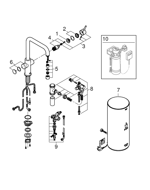grohe red duo installation instructions