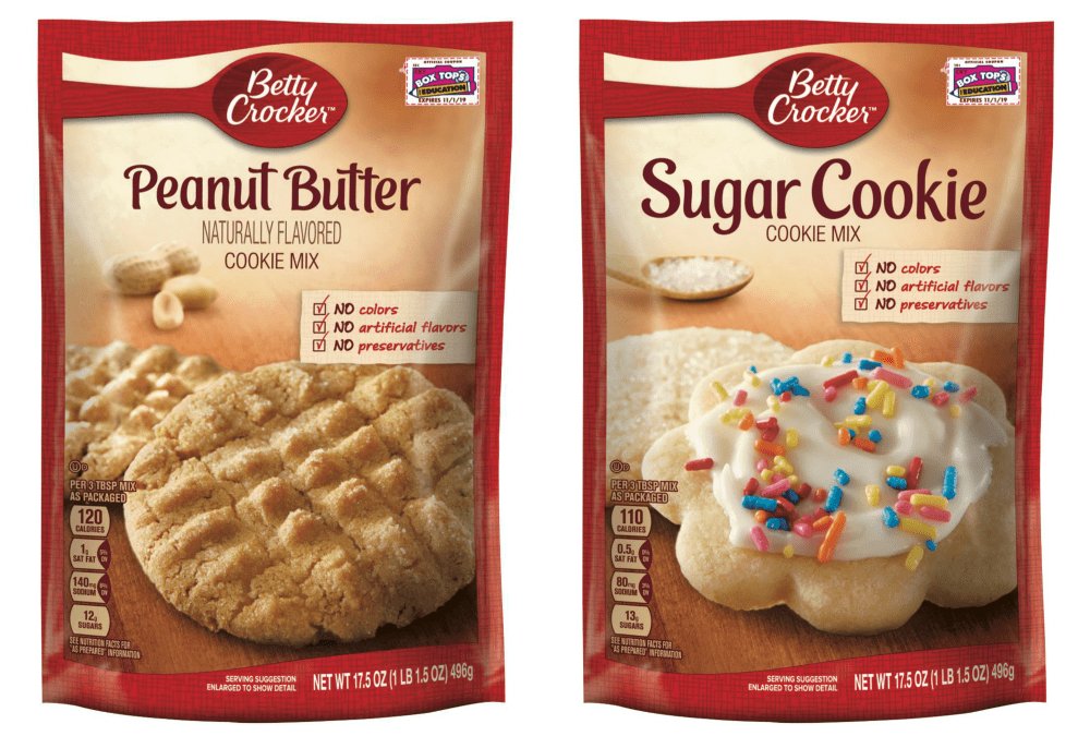 betty crocker sugar cookie mix instructions
