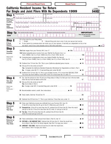 california form 540 instructions 2017