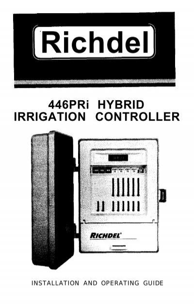 richdel solenoid valves instructions