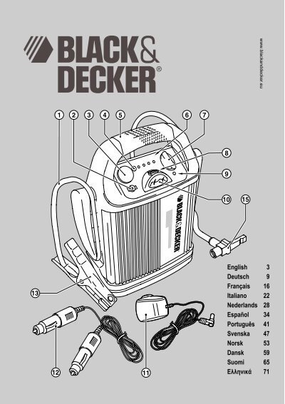 black and decker scorpion instruction manual