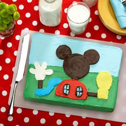 mickey mouse cake instructions