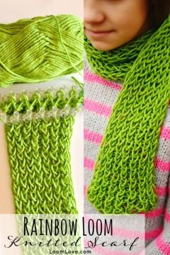 knifty knitter scarf instructions