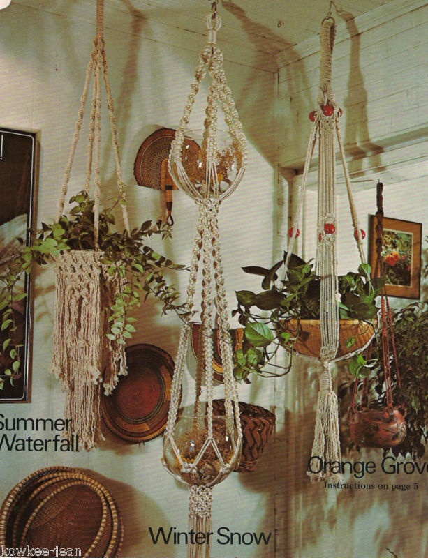 macrame hanging basket instructions